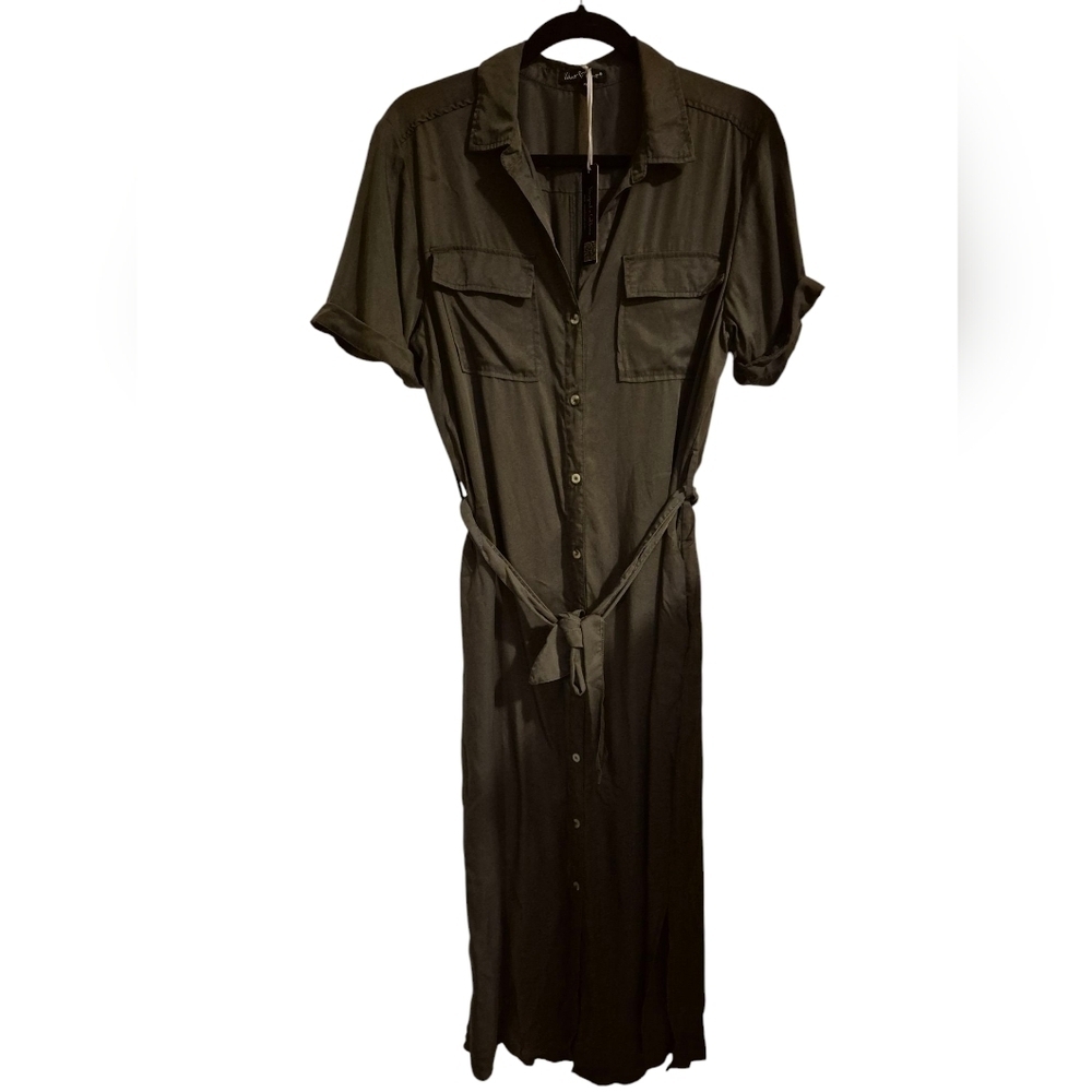 Velvet Heart Green Dress - Picture 4 of 6